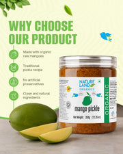 Organic Mango Pickle 350 Gm