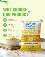 Organic Moong Split Washed