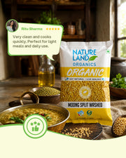 Organic Moong Split Washed