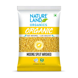 Organic Moong Split Washed 500 Gm