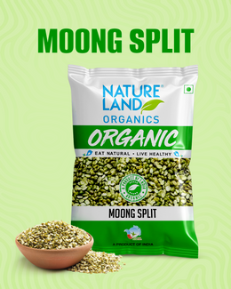 Organic Moong  Split 1 Kg