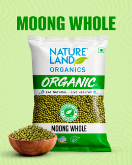 Organic Moong Whole 500 Gm