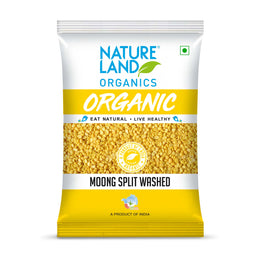 Organic Moong Split Washed 1 Kg