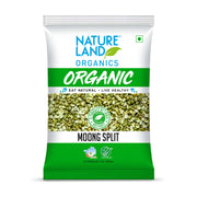 Organic Green Moong Split 500 Gm