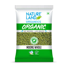 Organic Moong Whole 500 Gm