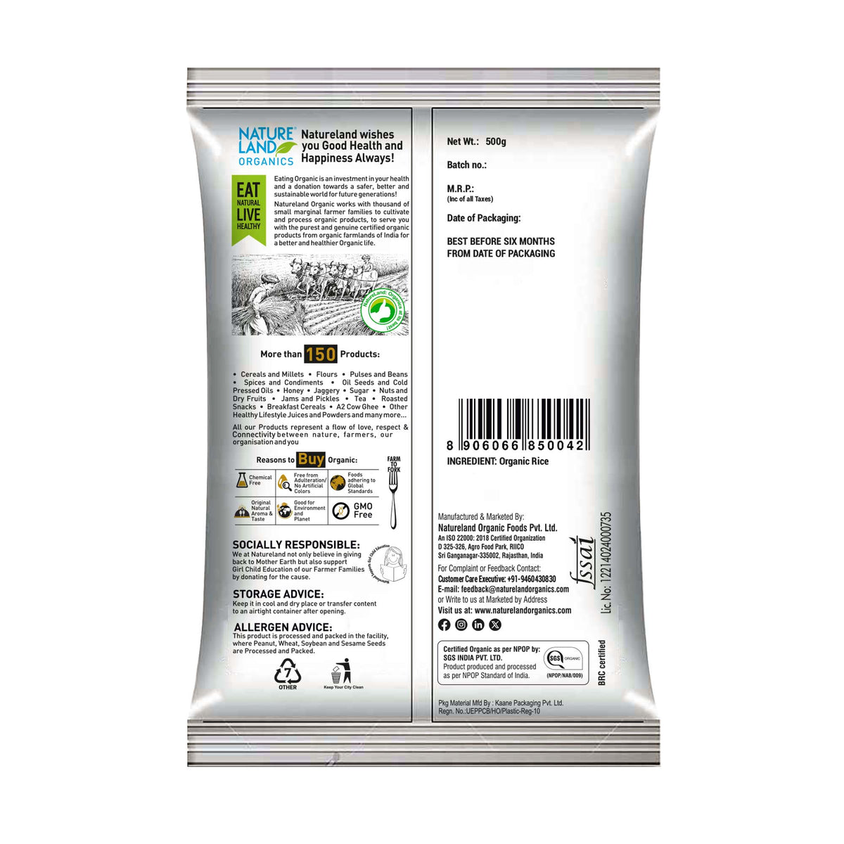 Buy Organic Rice Murmure Online - Organic Puffed Rice (200gm ...