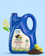 Organic Wood Cold Pressed Mustard Oil 5 Ltr.
