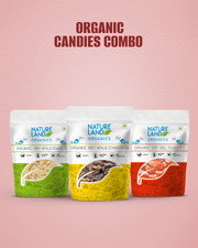 Organic Candies Combo (PACK OF 3-100 gms each)