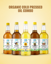 Organic Cold Pressed Oil Combo - Set of 5 Oils