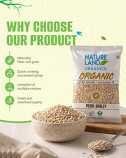 Organic Pearl Barley 500 Gm