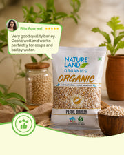 Organic Pearl Barley 500 Gm