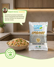 Organic Basmati Rice Premium 1 Kg