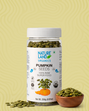 Organic Edible Pumpkin Seeds (Raw) 250 Gm