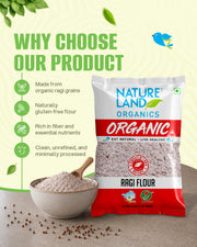 Organic Ragi Flour 500 Gm