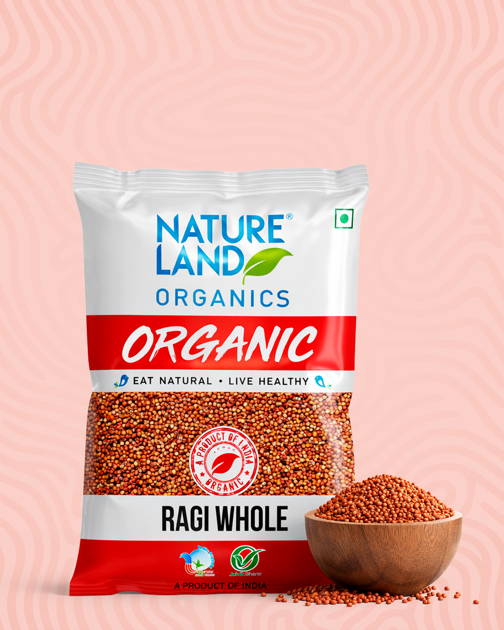 Natural Ragi Buy Organic Ragi Whole Online (1kg) | Natureland Organics