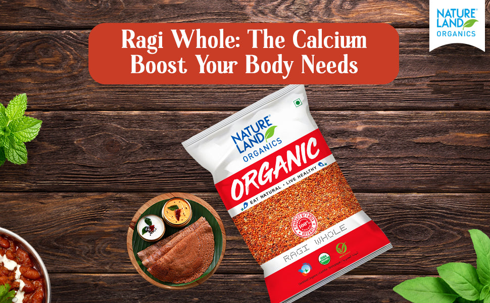 Organic Ragi Buy Organic Ragi Whole Online (1kg) | Natureland Organics