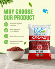 Organic Red Rice 1 Kg