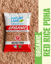 Organic Red Rice Poha 500 Gm