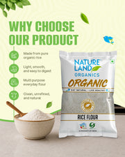 Organic Rice Flour 500 Gm