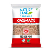 Organic Red Rice Poha 500 Gm