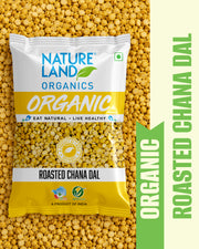 Organic Roasted Chana Dal 500 Gm