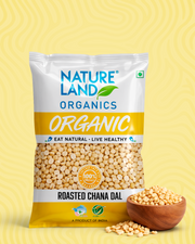 Organic Roasted Chana Dal 500 Gm