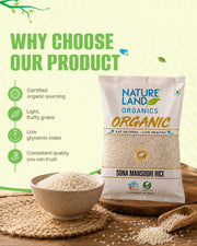 Organic Sona Mansoori Rice 1 Kg