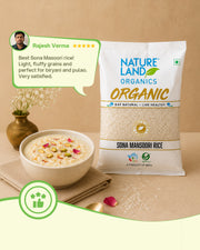 Organic Sona Mansoori Rice 1 Kg