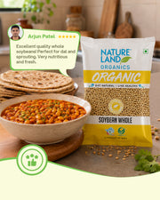 Organic Soybean Whole 500 Gm