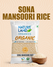 Organic Sona Mansoori Rice 1 Kg