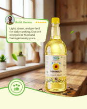Organic Wood Cold Pressed Sunflower Oil