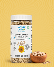 Organic Edible Sunflower Seeds (Raw) 250 Gm