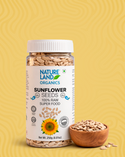 Organic Edible Sunflower Seeds (Raw) 250 Gm