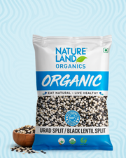 Organic Urad Split Dal 1 Kg