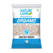 Organic Urad Washed split 500 Gm