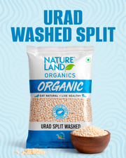 Organic Urad Washed split 500 Gm