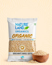 Organic White Urad Whole 1 Kg