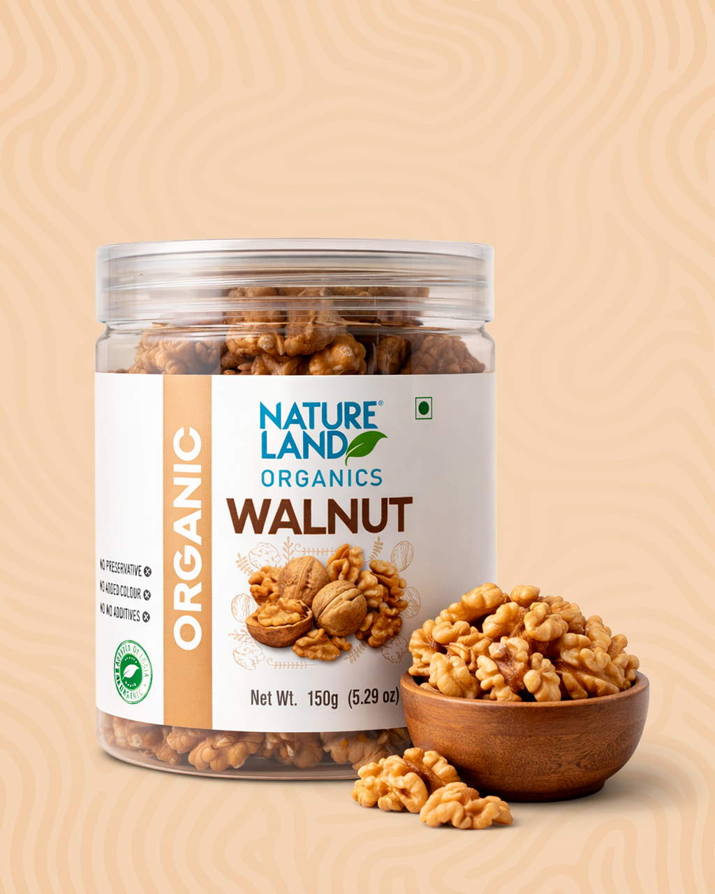 Buy Organic Walnut Online -150 Gm | Natureland Organics