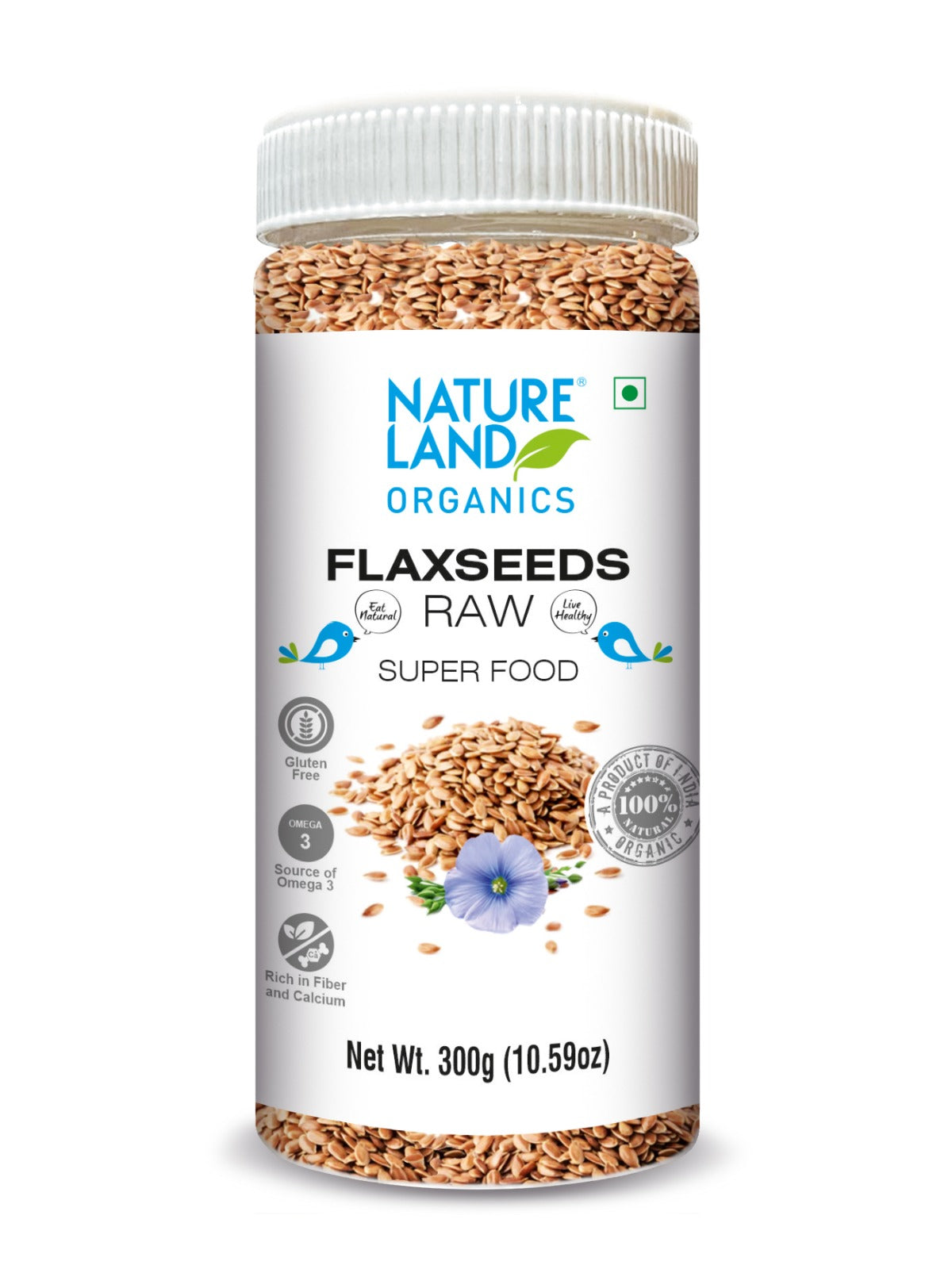 Organic Raw Flaxseed 300 gm