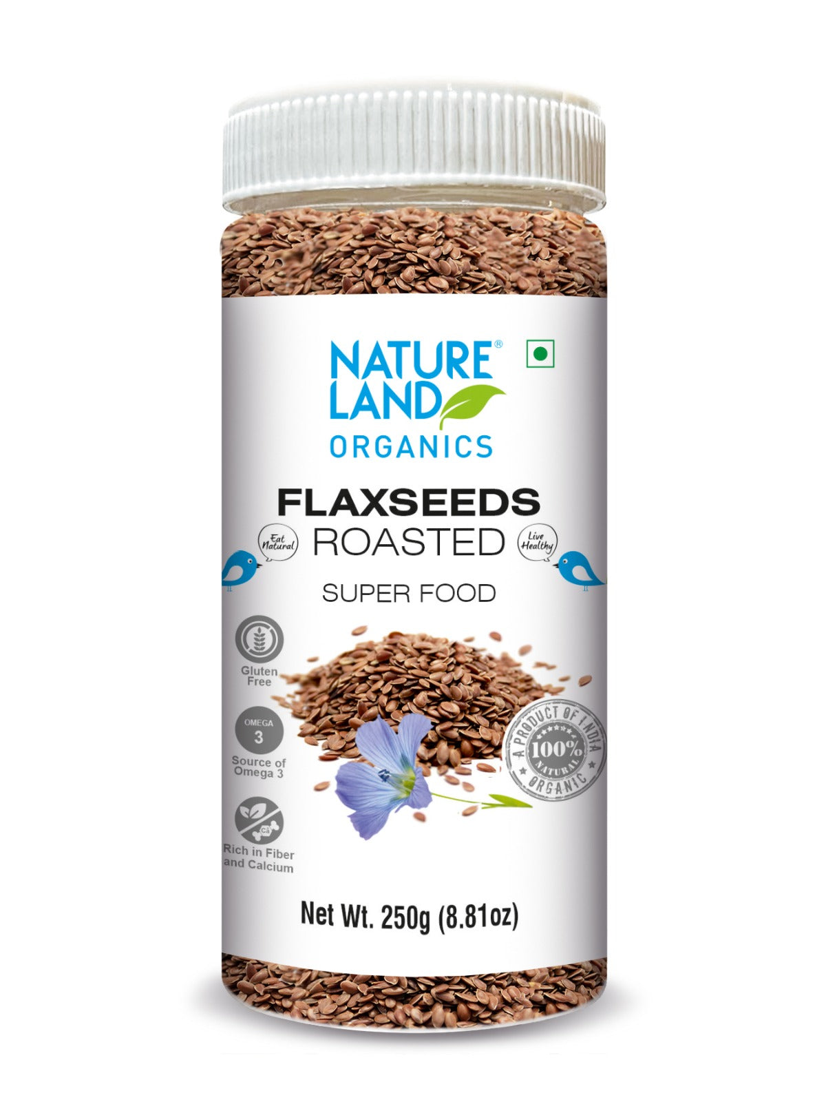 Organic Roasted Flaxseed 250gm