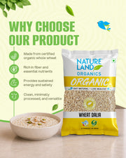 Organic Wheat Dalia (Porridge) 500 Gm