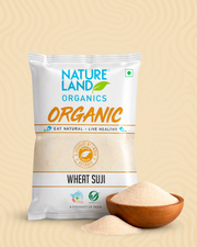 Organic Wheat Suji 500 Gm
