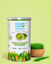 Organic Wheat Grass Powder 100 Gm