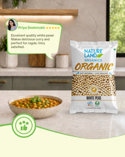 Organic White Peas 500 Gm