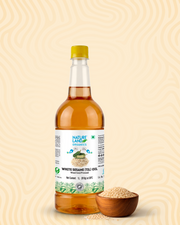 Organic Wood Cold Pressed White Sesame Oil 1 Ltr.