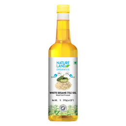 Organic Wood Cold Pressed White Sesame Oil 1 Ltr.