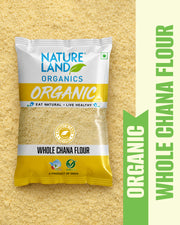 Organic Whole Chana Flour 500 Gm