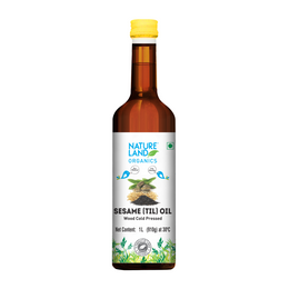 Organic Wood Cold Pressed Sesame Oil 1 Ltr.