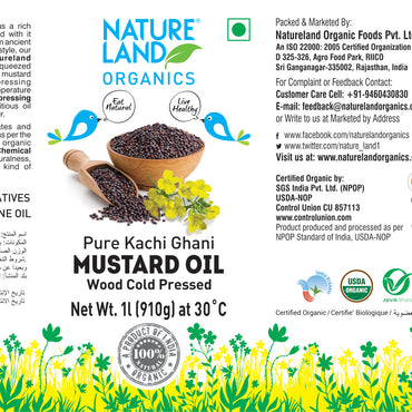 Organic Mustard Oil 1 Ltr