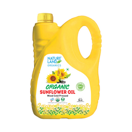 Organic Wood Cold Pressed Sunflower Oil 5 Ltr.